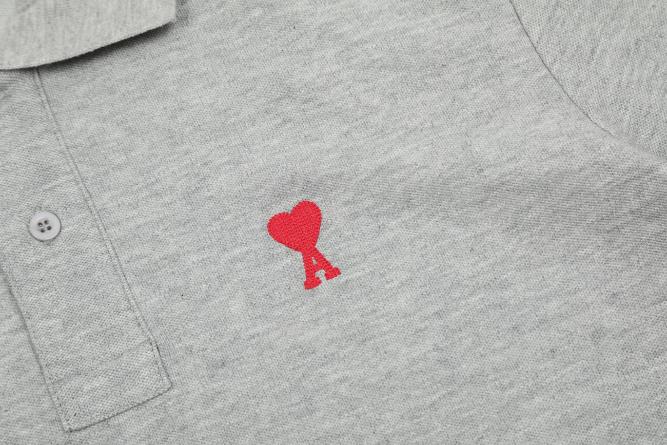 Ami Paris De Coeur Polo Shirt (10) - newkick.vip